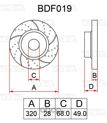  ,  (TAYGA) BDF019