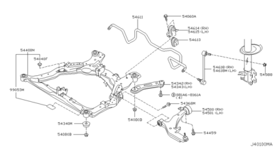   (NISSAN) 54500CC40B