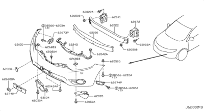  (NISSAN) 622571AA1A