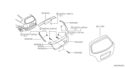 ������ ����������� (NISSAN) 0155300541