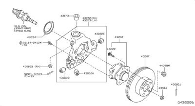  (Nissan) 432025BC0B