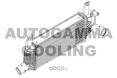 Интеркулер (AUTOGAMMA) 105098 Интеркулер (AUTOGAMMA) 105098