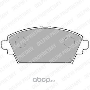 Колодки тормозные дисковые, комплект (Delphi) LP1732 Колодки тормозные дисковые, комплект (Delphi) LP1732