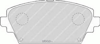 Комплект тормозных колодок, дисковый тормоз (Ferodo) FDB1580 Комплект тормозных колодок, дисковый тормоз (Ferodo) FDB1580