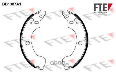 Комплект тормозных колодок (FTE Automotive) BB1387A1 Комплект тормозных колодок (FTE Automotive) BB1387A1