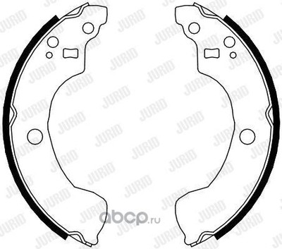 Комплект тормозных колодок (Jurid) 362491J Комплект тормозных колодок (Jurid) 362491J