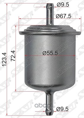 Фильтр топливный (Sat) ST164000W0X0 Фильтр топливный (Sat) ST164000W0X0