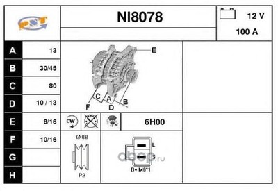  (SNRA) NI8078