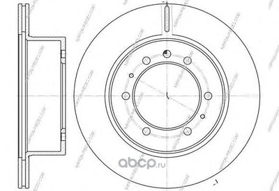 Тормозной диск (Nippon pieces) N331N16 Тормозной диск (Nippon pieces) N331N16 (фото)