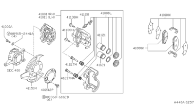 Колодки дисковые (NISSAN) 41060VC091 Колодки дисковые (NISSAN) 41060VC091
