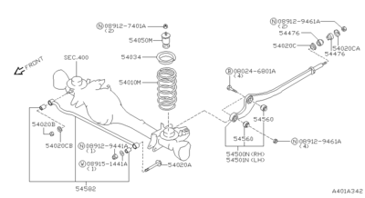   (NISSAN) 54618VB000