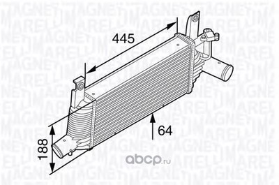 Интеркулер (MAGNETI MARELLI) 351319202240 Интеркулер (MAGNETI MARELLI) 351319202240