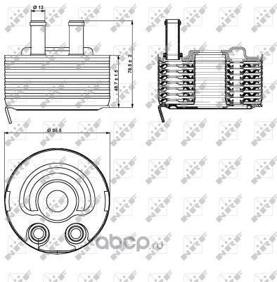 Масляный радиатор, двигательное масло (Wilmink Group) WG1720094 Масляный радиатор, двигательное масло (Wilmink Group) WG1720094