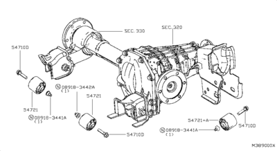   (NISSAN) 38440EA500