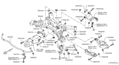   (NISSAN) 550203JV0A