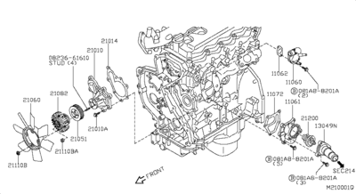 ,   (NISSAN) 21200BN30A