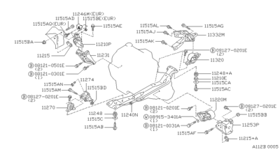   (NISSAN) 1127051E01