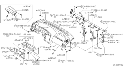  (NISSAN) 688002F910