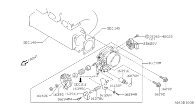 /nut (NISSAN) 161322J200