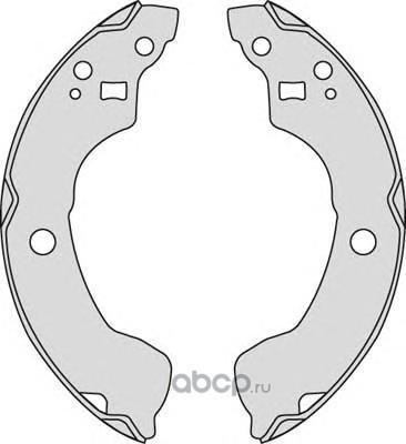 Комплект тормозных колодок (MGA) M841 Комплект тормозных колодок (MGA) M841
