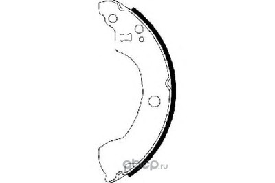 Комплект тормозных колодок (Mintex) MFR543 Комплект тормозных колодок (Mintex) MFR543