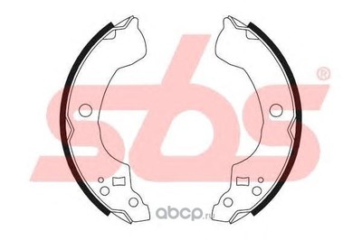 Комплект тормозных колодок (SBS) 18492722694 Комплект тормозных колодок (SBS) 18492722694