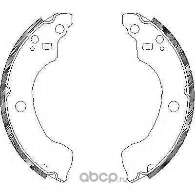 Комплект тормозных колодок (WOKING) Z418900 Комплект тормозных колодок (WOKING) Z418900