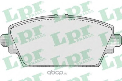 Комплект тормозных колодок, дисковый тормоз (Lpr) 05P940 Комплект тормозных колодок, дисковый тормоз (Lpr) 05P940