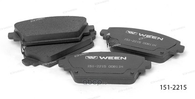 Колодки дисковые (Ween) 1512215 Колодки дисковые (Ween) 1512215 (фото)
