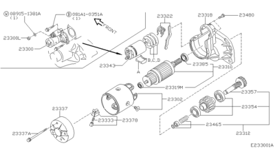  (Nissan) 233378H800