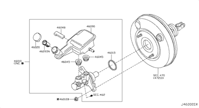   (NISSAN) 460961HD0A