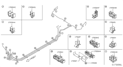 ���������� ������� (NISSAN) 173423VA0A