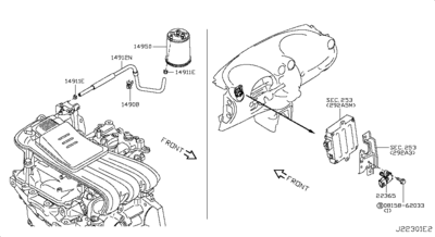    (NISSAN) 22365AX00A