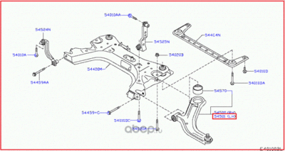 ����� �������� (NISSAN) 54501BC42A