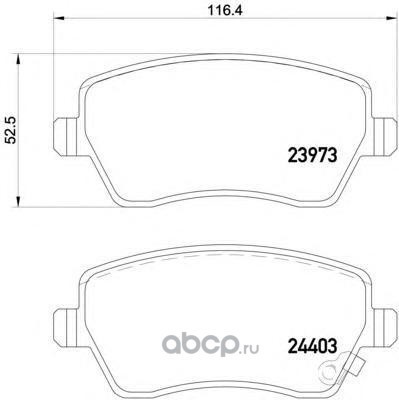 �������� ��������� �������, �������� ������ (HELLA PAGID) T1594