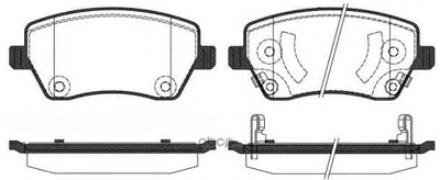 Комплект тормозных колодок, дисковый тормоз (Remsa) 098702 Комплект тормозных колодок, дисковый тормоз (Remsa) 098702