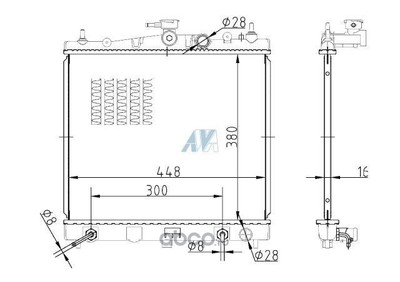 �������� 380*448*16 (AVVAUTO) 27072248YZ