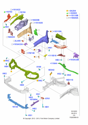 Заполнитель (FORD) 1839388 Заполнитель (FORD) 1839388