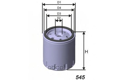 Масляный фильтр (MISFAT) Z413 Масляный фильтр (MISFAT) Z413