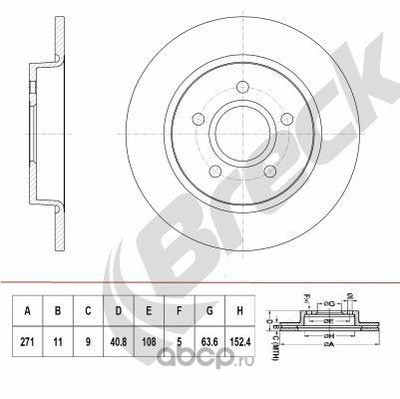   (BRECK) BR068SA100