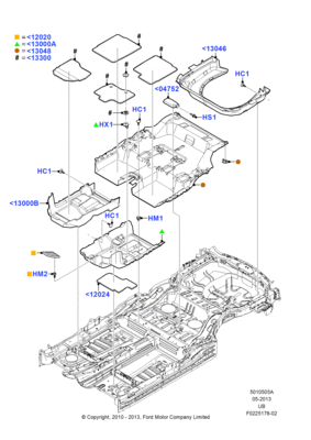  ( 4  ) (FORD) W714756S300