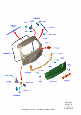 Молдинг (FORD) 1792410 Молдинг (FORD) 1792410
