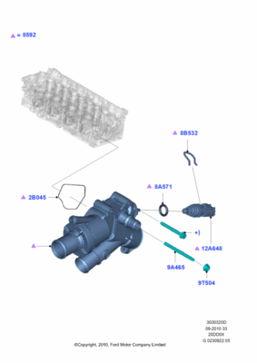 Уплотнение (FORD) 1716581 Уплотнение (FORD) 1716581