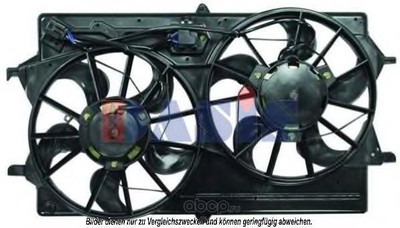 Вентилятор охлаждение двигателя (AKS DASIS) 098093N Вентилятор охлаждение двигателя (AKS DASIS) 098093N