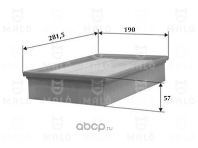 Воздушный фильтр (Malo) 1500169 Воздушный фильтр (Malo) 1500169