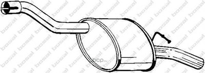 Глушитель выхлопных газов конечный (RESTIN) 154325 Глушитель выхлопных газов конечный (RESTIN) 154325