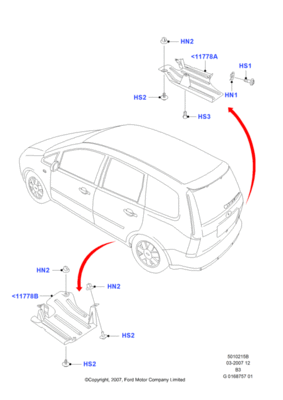 Дефлектор (FORD) 1357824 Дефлектор (FORD) 1357824