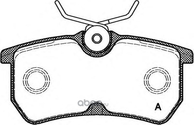 Комплект тормозных колодок, дисковый тормоз (OPEN PARTS) BPA069300 Комплект тормозных колодок, дисковый тормоз (OPEN PARTS) BPA069300