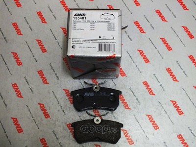 Комплект тормозных колодок, дисковый тормоз (AWB) 135401 Комплект тормозных колодок, дисковый тормоз (AWB) 135401