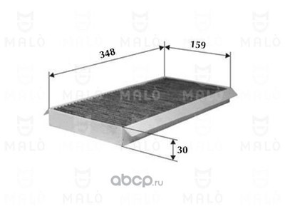 Фильтр, воздух во внутренном пространстве (Malo) 1530372 Фильтр, воздух во внутренном пространстве (Malo) 1530372